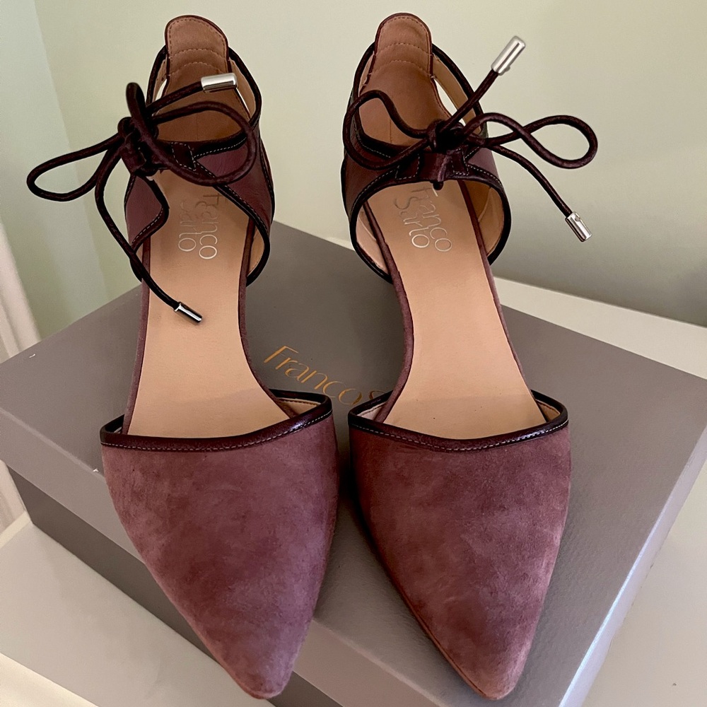 Franco Sarto Maroon heels